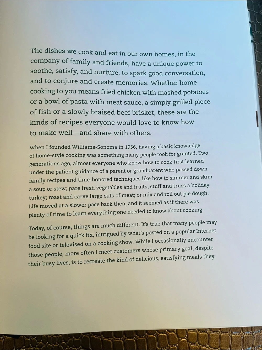 ‘Williams Sonoma Cooking at Home Cookbook,’ 640 pgs. Hardcover w/Classic Recipes